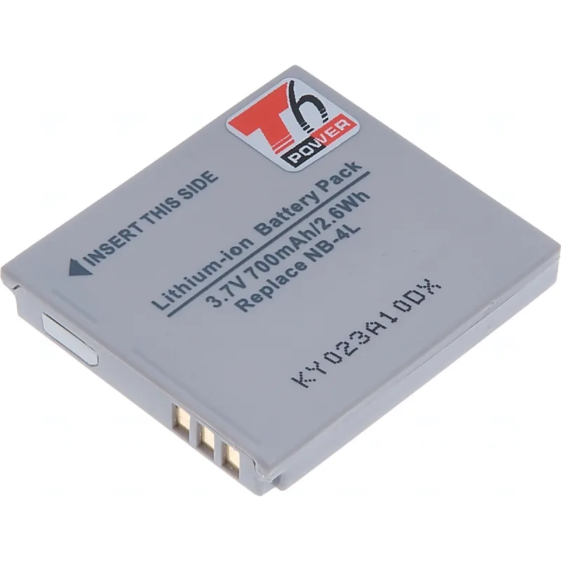 Batéria T6 Power Canon NB-4L, 700mAh, 2, 6Wh DCCA0004