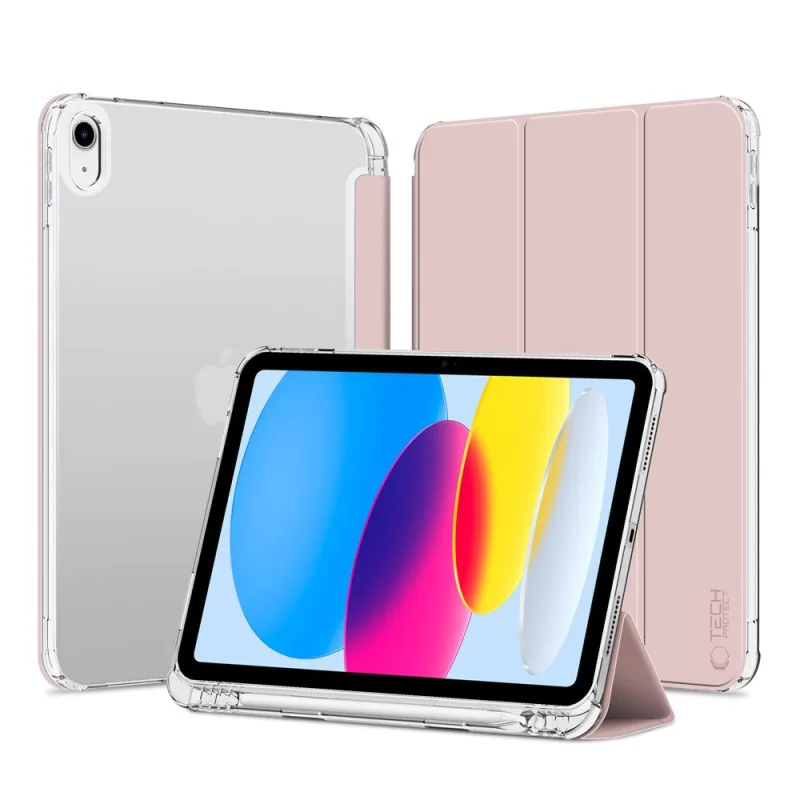 Hybridné puzdro Tech-Protect SC Pen Hybrid Case pre iPad 10,9" 2022 – ružové