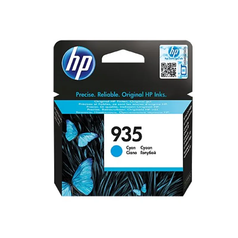 HP Azúrová originálna atramentová kazeta HP 935 C2P20AE#BGY