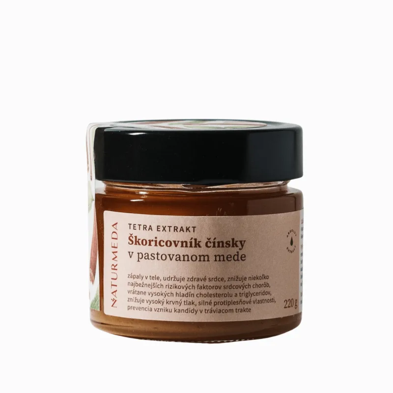 Naturmeda Terapeutický med so škoricou - 220g -