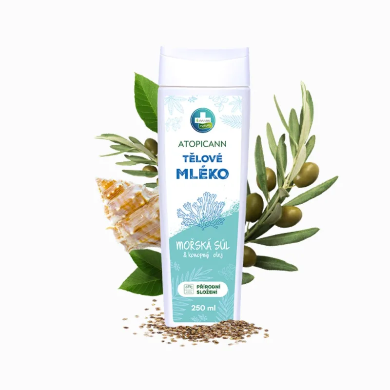Annabis ATOPICANN prírodné telové mlieko pre citlivú pokožku - 250 ml -