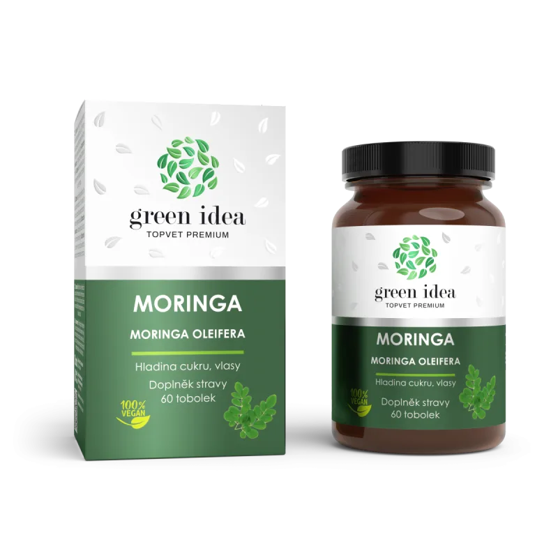 Green idea Moringa - kapsuly 60 ks -