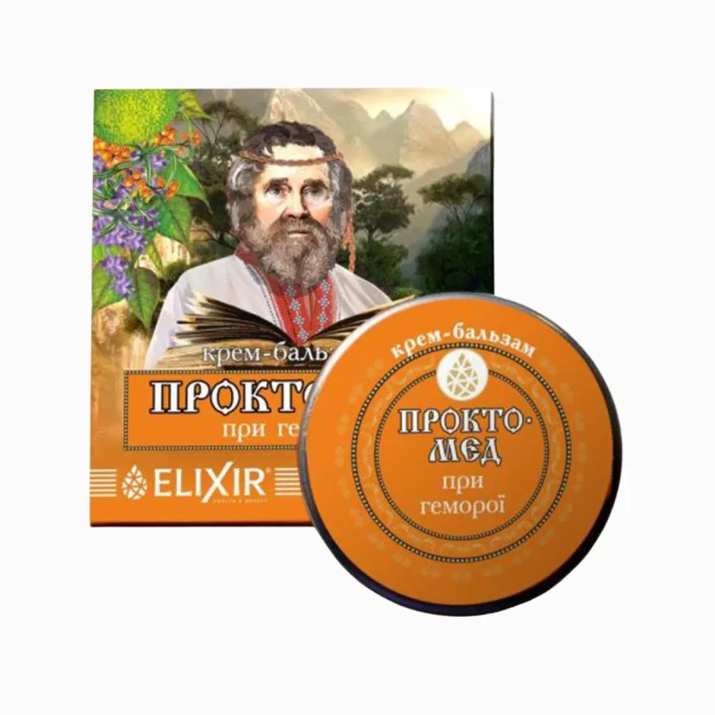Elixir Krémový balzam „Proctomed“ na hemoroidy - 10 ml -