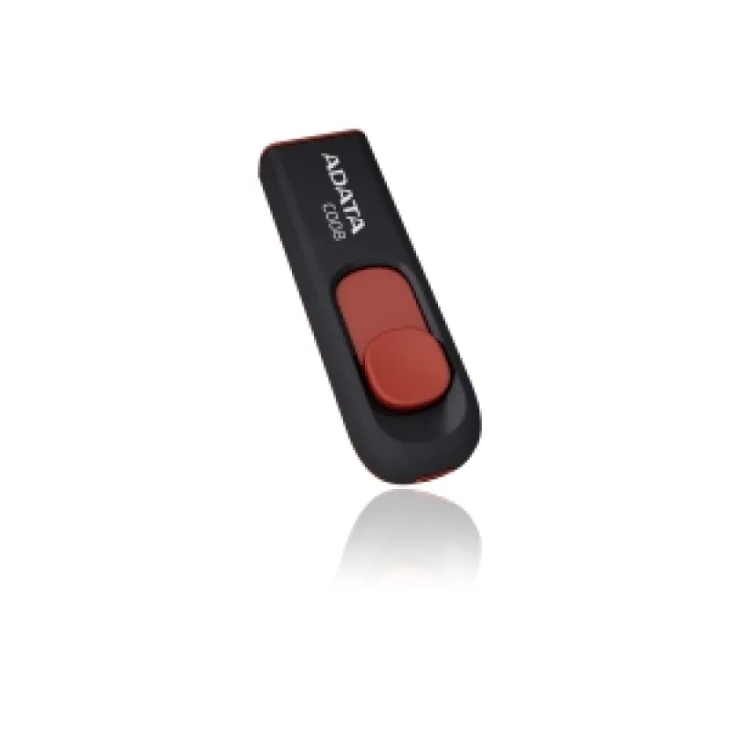 64GB USB ADATA C008 čierno/ červená (potlač) AC008-64G-RKD