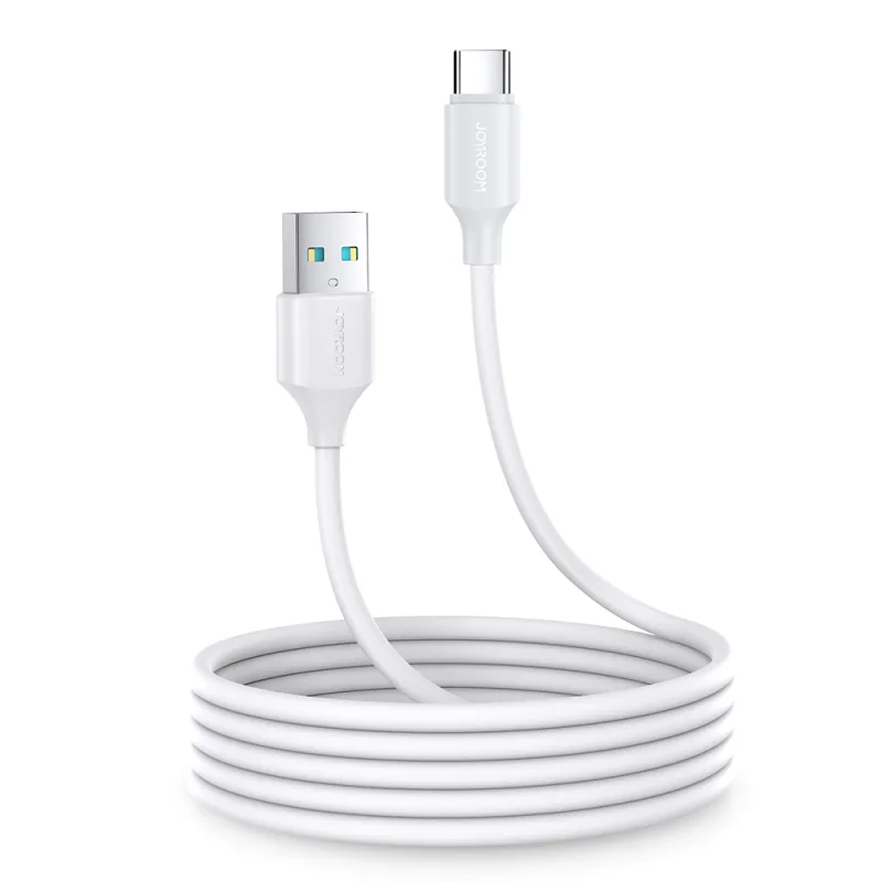 Joyroom Long-Lasting Series A9 USB-A / USB-C 3A kábel 2m - biely