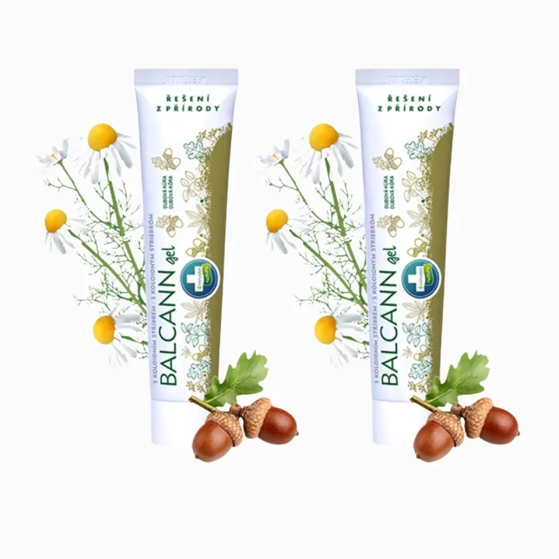 Annabis Zvýhodnený set: 2x BALCANN gél s dubovou kôrou na hemoroidy, praskliny - 75 ml -