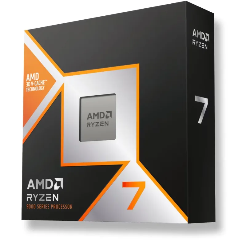 AMD Ryzen 7 9800X3D (až 5,2GHz / 104MB / 120W / AM5) Box, bez chladica