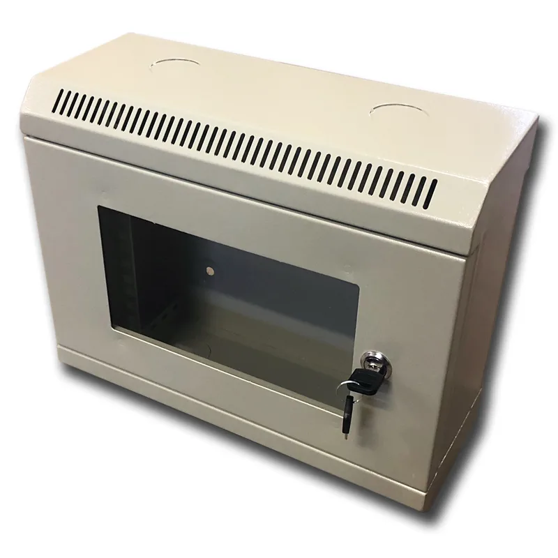 10" rack jednodielny 6U/ 140 DATACOM Šedý Skl.dv. 7021