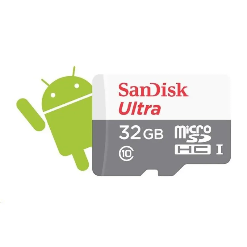 SanDisk MicroSDHC 32 GB Ultra (80 MB/ s, Class 10 UHS-I, Android)…