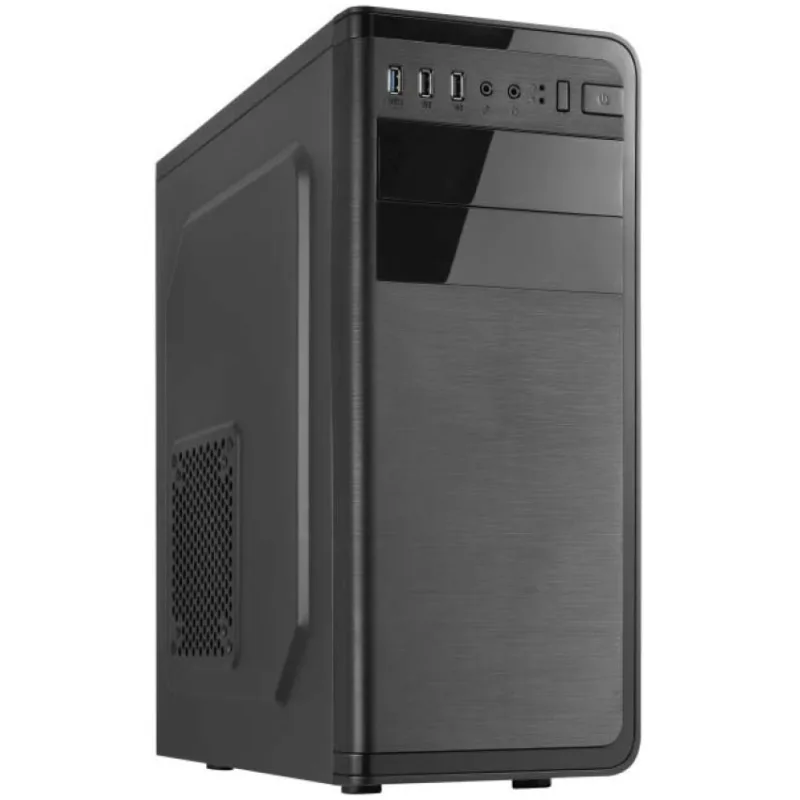 CRONO skříň MT-760i Midi Tower, bez zdroje, černá CR-MT760i