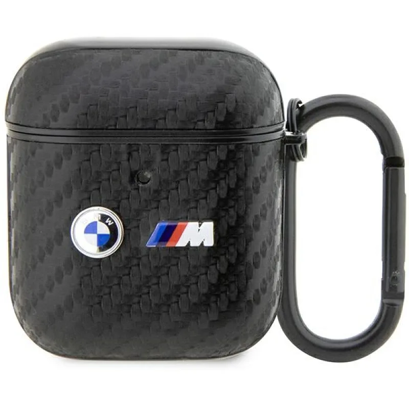BMW BMA2WMPUCA2 AirPods 1/2 kryt black/black Carbon Double Metal Logo