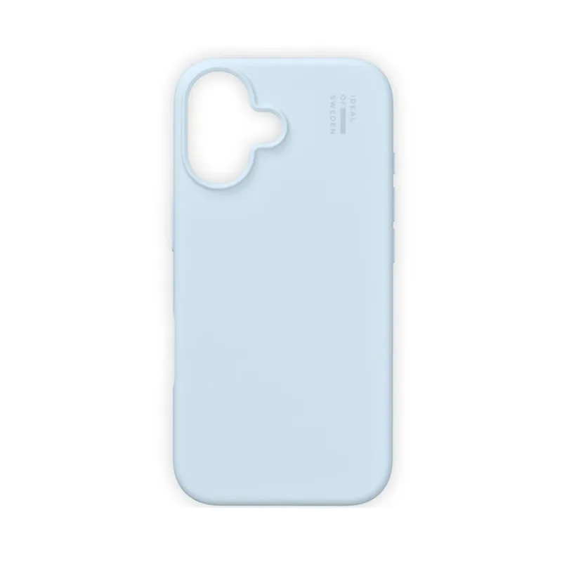 iDeal Silicone Case MagSafe iPhone 16 Light Blue