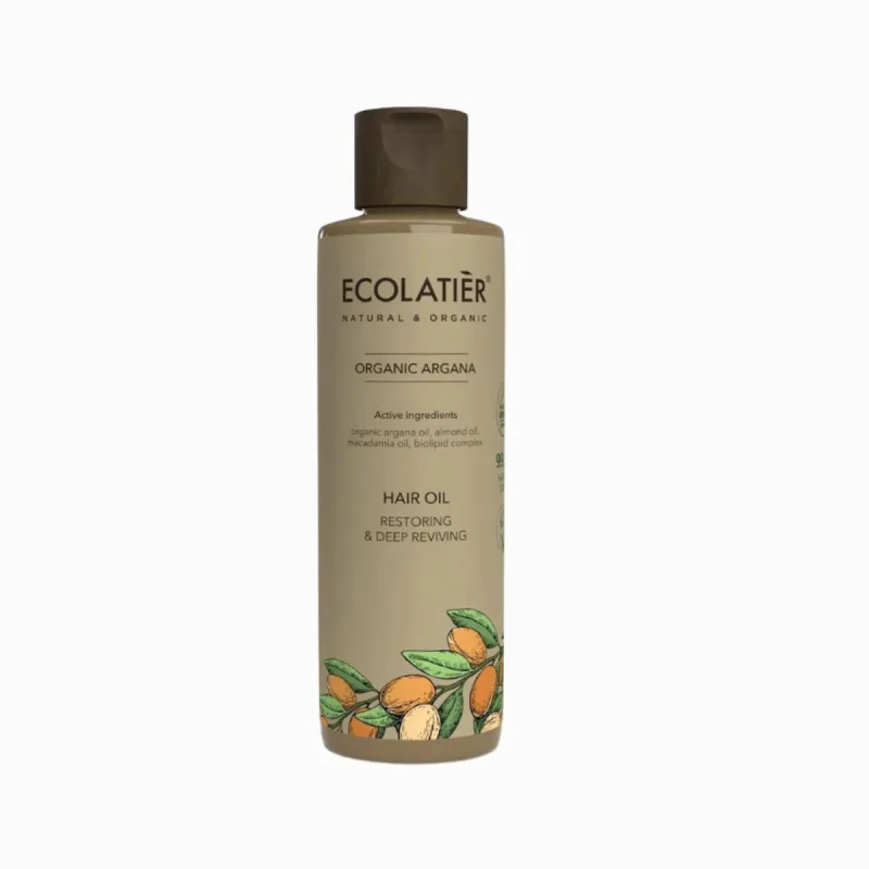 EcoLatier Vlasový olej regeneračný a hĺbkovo vyživujúci Organic Argana- 200ml -