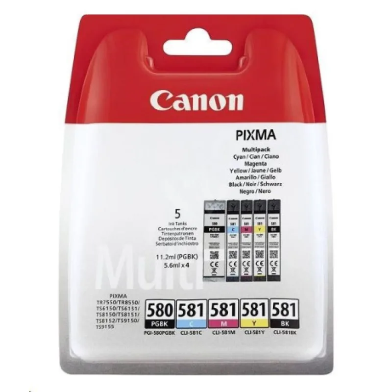Canon PGI-580/ CLI-581 PGBK/ C/ M/ Y/ BK MULTI 2078C007