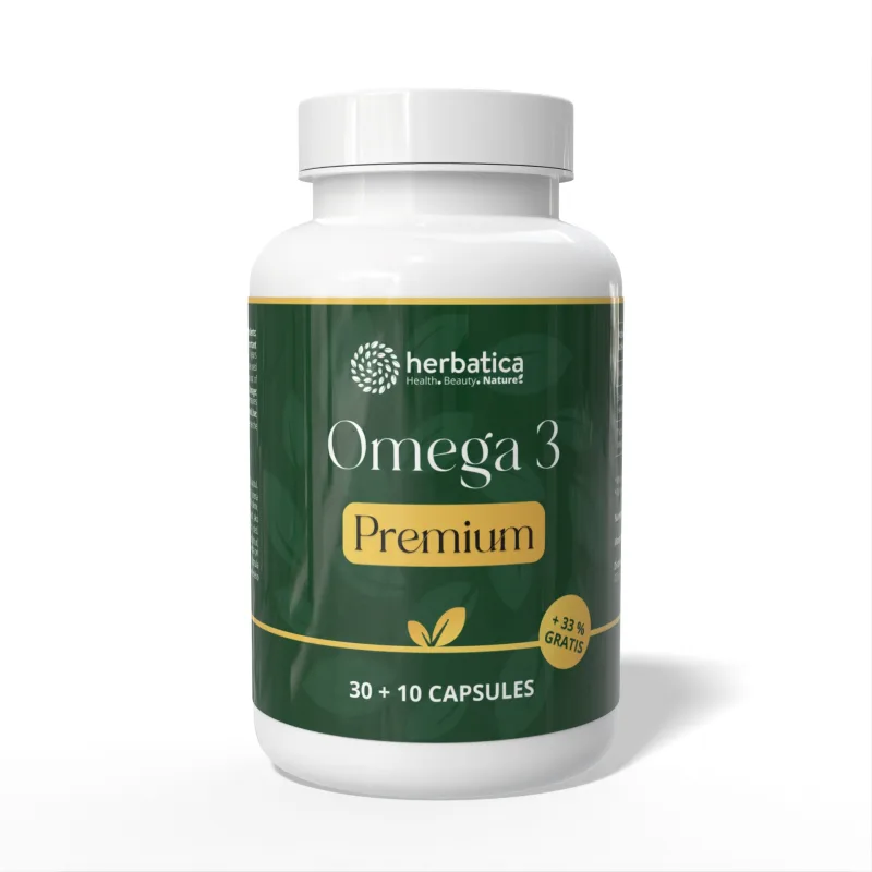 Herbatica Omega 3 Premium - 40 kapsúl -