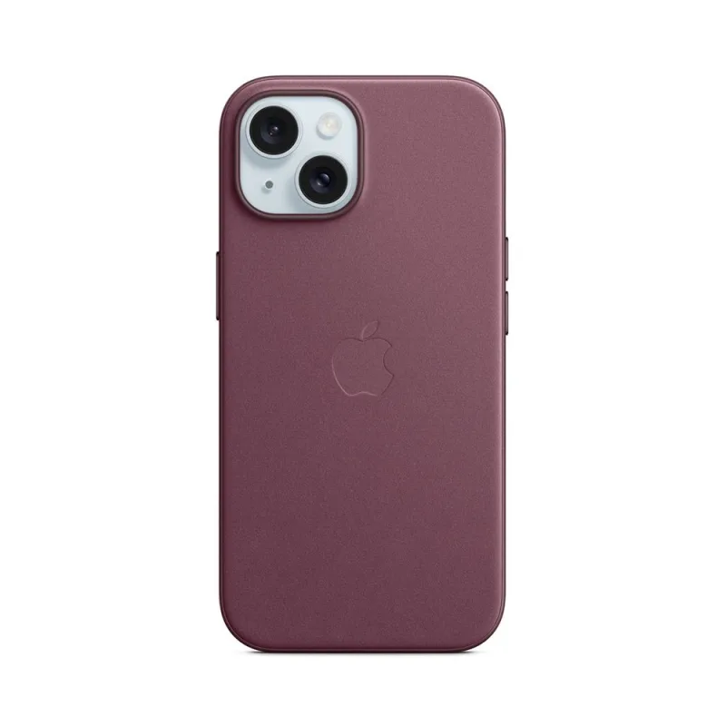 iPhone 15 FineWoven Case with MagSafe - Mulberry