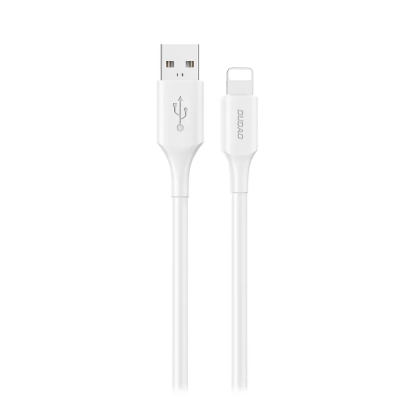 Dudao L2sL USB-A - Lightning 6A kábel 1,2m - biely