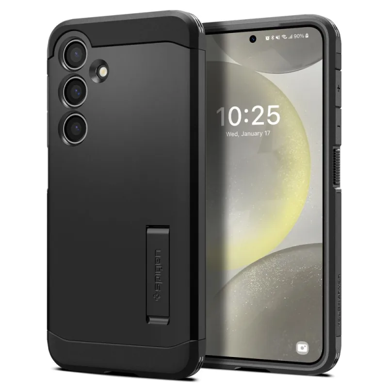 Puzdro Spigen Tough Armor pre Samsung Galaxy S24 – čierne