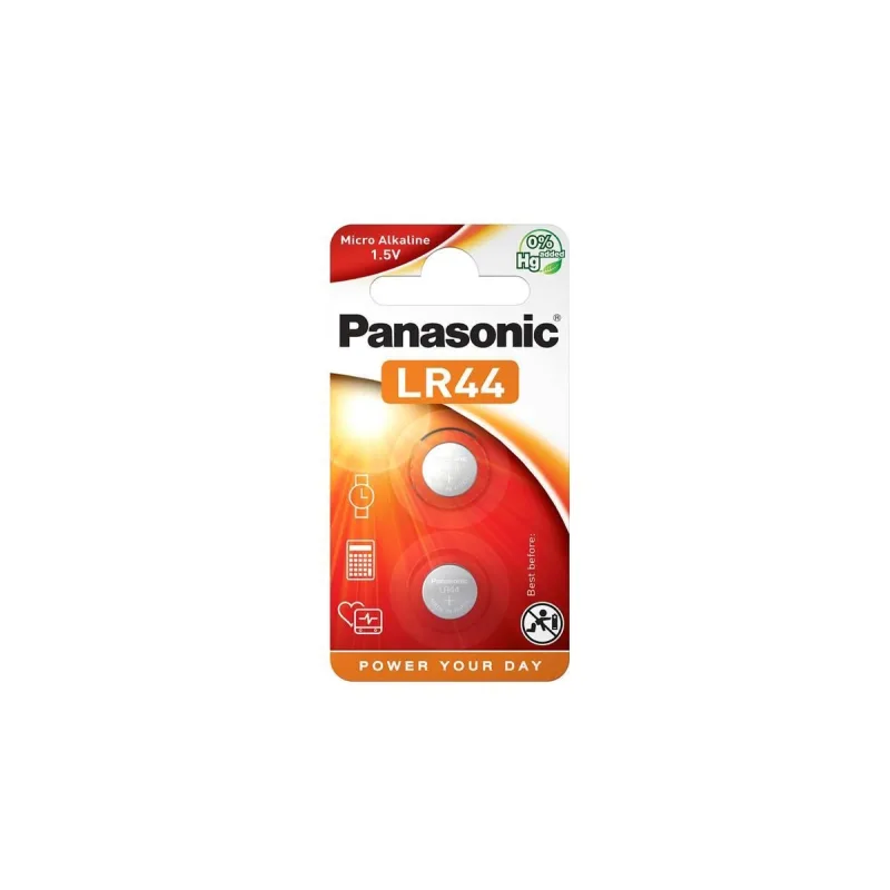 PANASONIC Alkalická MIKRO baterie LR-44EL/ 2B 1, 5V (Blistr 2ks) 330080,00