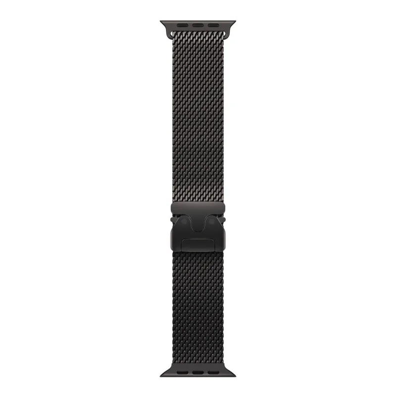 Apple Watch 49mm Black Titanium Milanese Loop - Small
