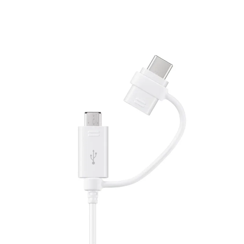 Samsung Combo EP-DG930DWEGWW Kábel USB-A / micro USB - USB-C 1,5 m - biely