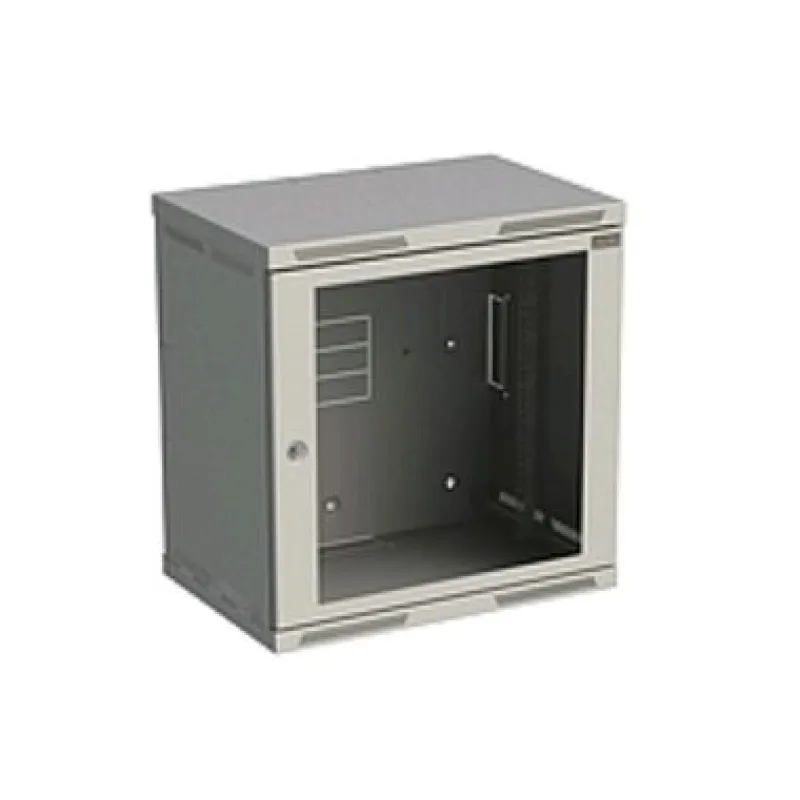 Rozvádzač nástenný SENSA 12U 400mm, dvere sklo, RAL 7035, SENSA-12U-64-11…