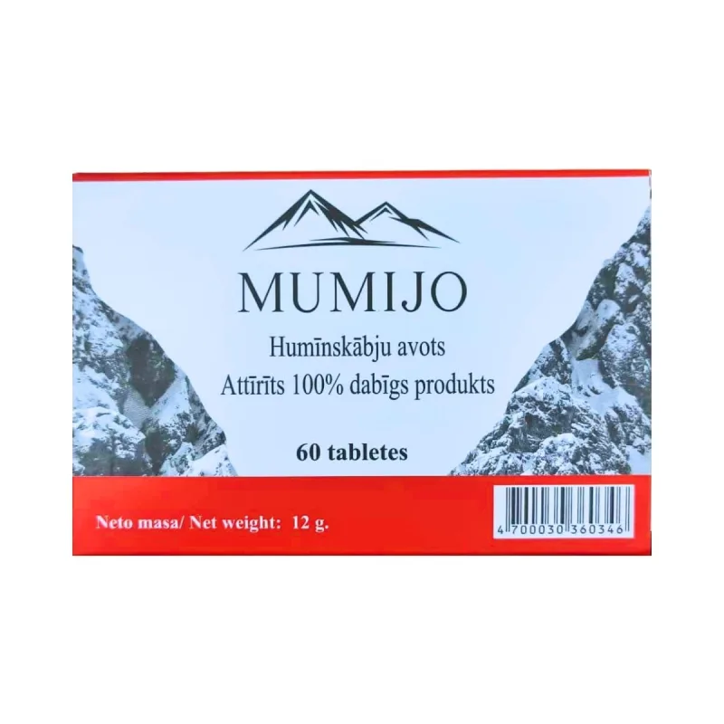BIOVIT LLC Altajské mumio Shilajit - 60 tabliet -