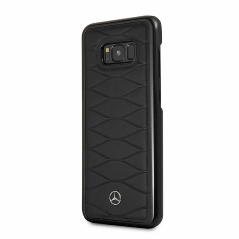 Puzdro Mercedes Pattern Line pre Samsung Galaxy S8 Plus - čierne