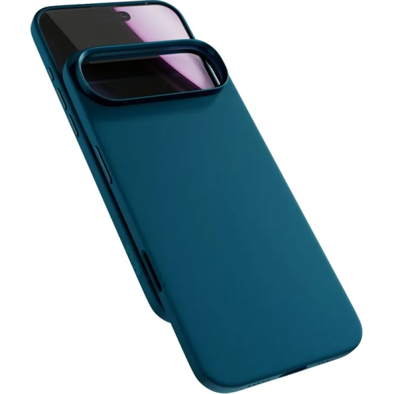 Epico Silicone Pro Mag+ Case iPhone Air Qi2 & MagSafe kompatibilné petrolejová modrá