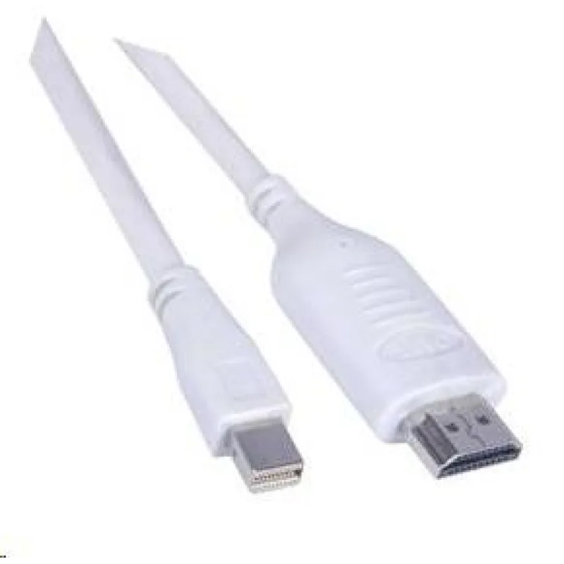 Kábel PREMIUMCORD Mini DisplayPort - HDMI 3 m, biely kportadmk01-03