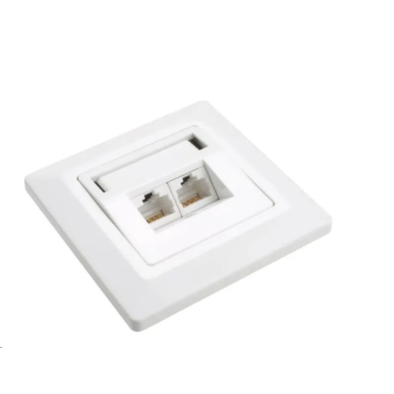 Solarix Zásuvka CAT5E UTP 2 x RJ45 pod omietku biela SX9-2-5E-UTP-WH…