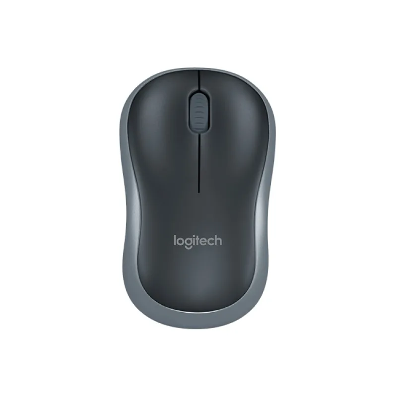 Logitech M185 nano/ Kancelárska/ Optická/ 1 000 DPI/ Bezdrôtová USB/ Šedá…