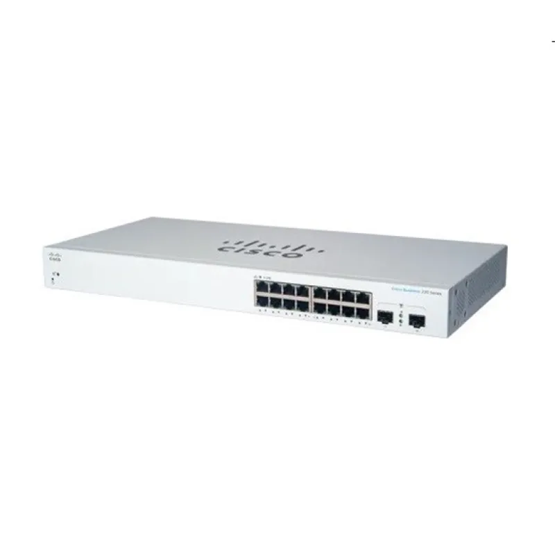Cisco switch CBS220-16T-2G (16xGbE,2xSFP,fanless) - REFRESH