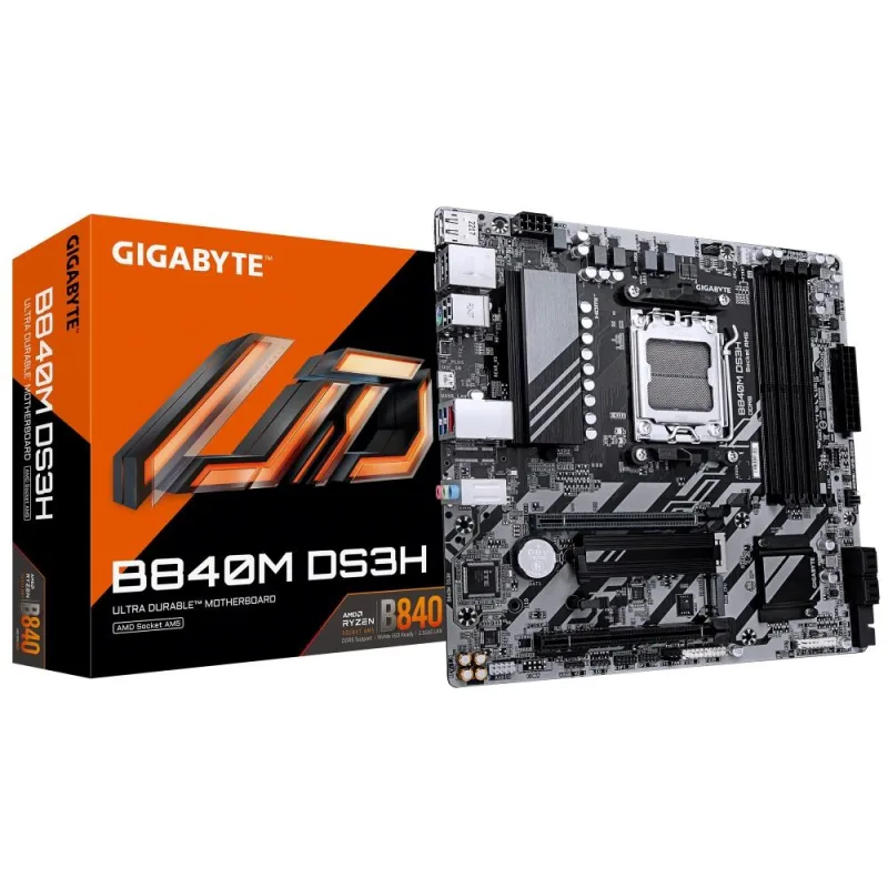 GIGABYTE B840M DS3H/ AM5/ mATX B840M DS3H