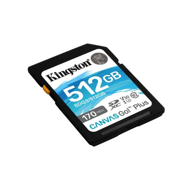 512 GB .SDXC karta Kingston Canvas Go Plus ( r170MB/s, w90MB/s ) SDG3…