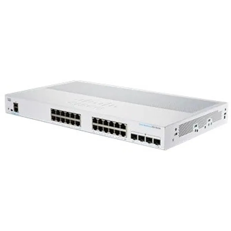 Cisco switch CBS250-24T-4X (24xGbE, 4xSFP+, fanless) - REFRESH CBS250-24T…