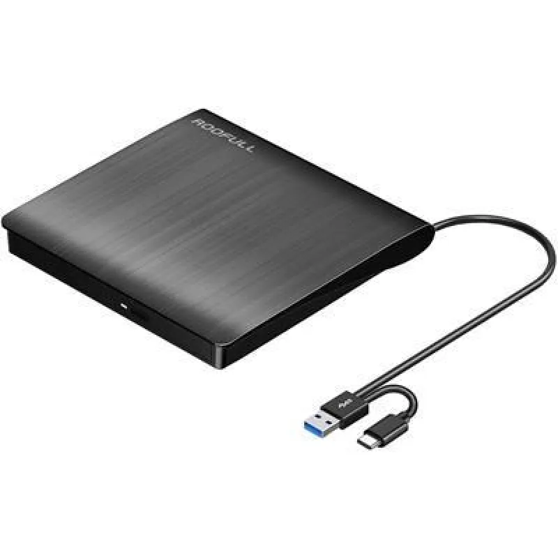 C-TECH externí DVD vypalovačka DVD-USB-AC, USB 2.0, USB A/ Type C DVD…
