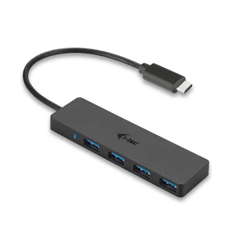 i-tec USB 3.1 Type C SLIM HUB 4 Port passive Black C31HUB404
