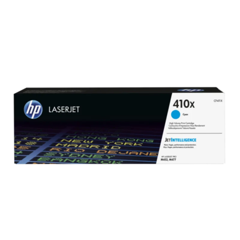 HP 410X tlačová kazeta azúrová veľká, CF411X CF411X
