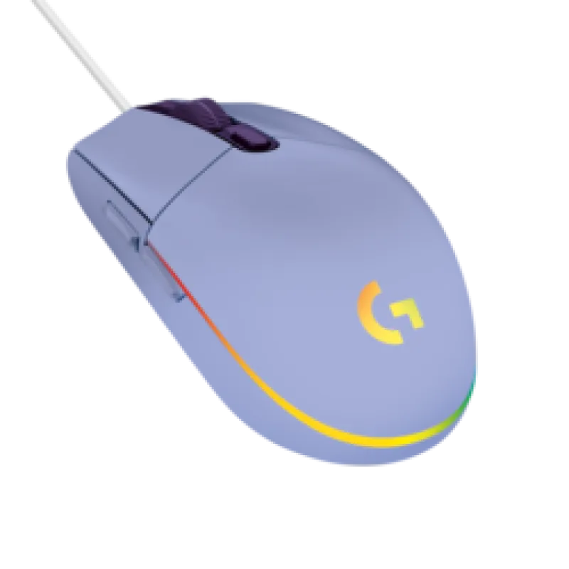 Logitech® G203 2nd Gen LIGHTSYNC Gaming Mouse - LILAC - USB - N/A - EMEA…