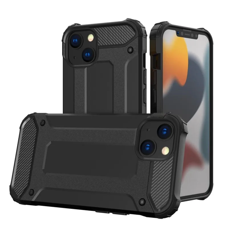 Hybrid Armor puzdro iPhone 14 Plus pancierové hybridné puzdro čierne