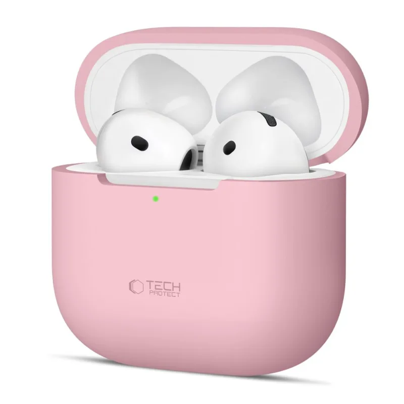 Silikónové puzdro Tech-Protect pre Apple AirPods 4 – ružové