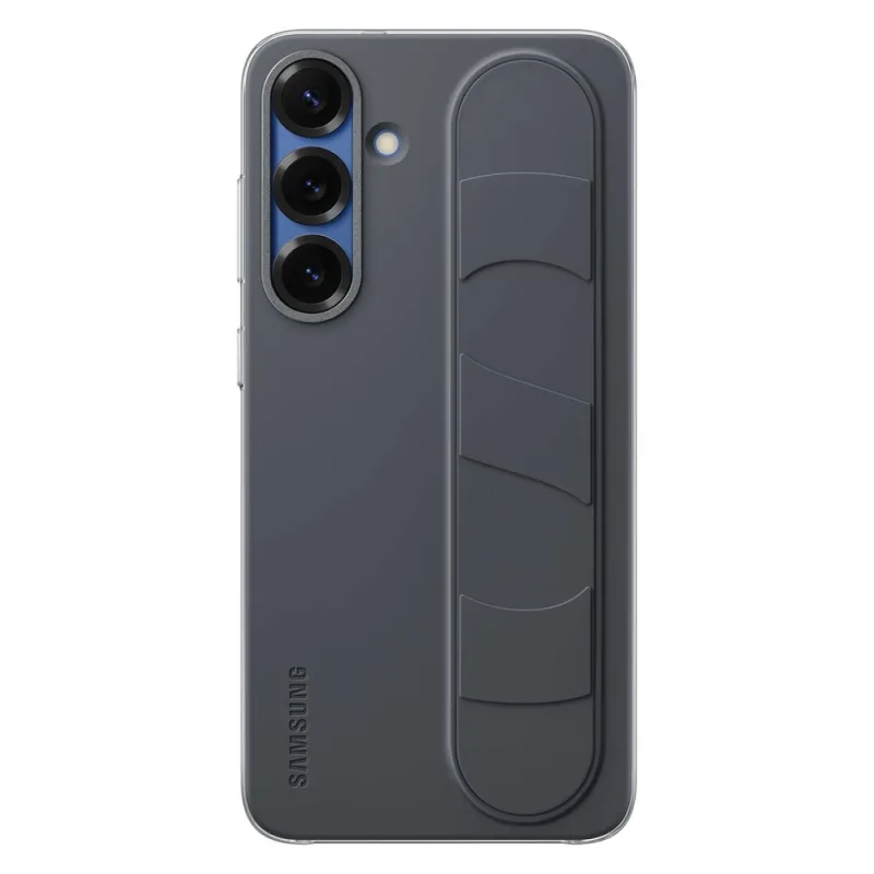 Samsung Standing Grip Case EF-GS936CBEGWW Silikónové puzdro s držiakom / stojanom pre Samsung Galaxy S25+ – čierne