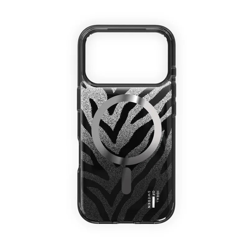 iDeal Fashion Clear Case MagSafe iPhone 17 Pro Zebra Mystique