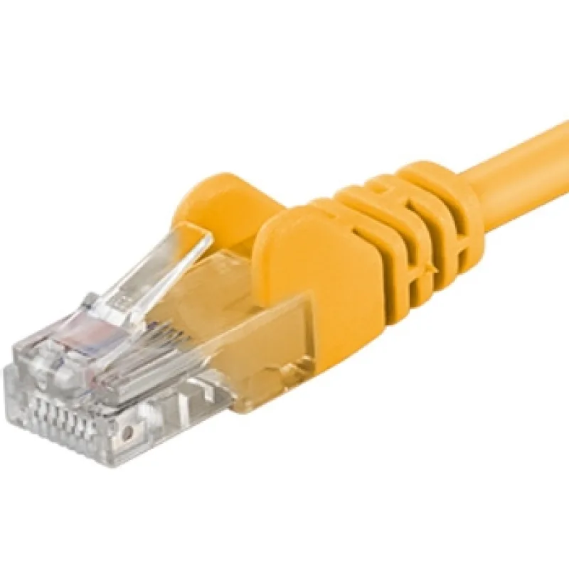Patch kábel UTP RJ45-RJ45 level 5e 5m žltá sputp050Y