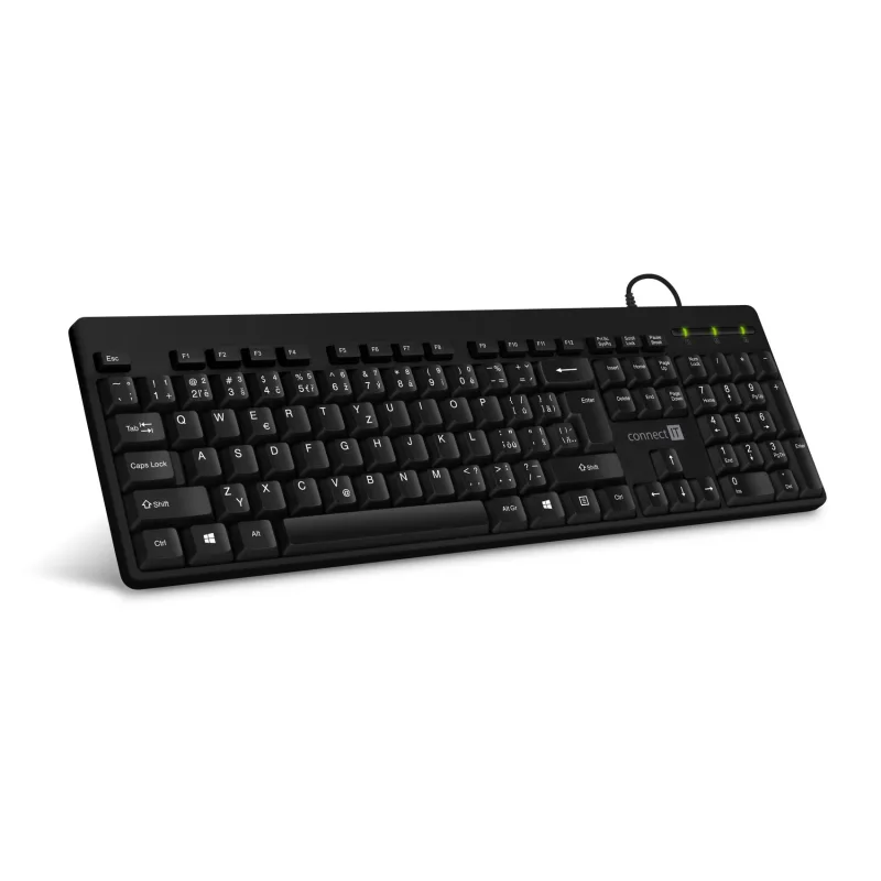 CONNECT IT Klávesnice CI-58 standard, USB, černá CI-58