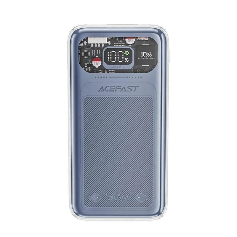 Powerbanka Acefast 10000mAh Sparkling Series rýchle nabíjanie 30W šedá (M1)