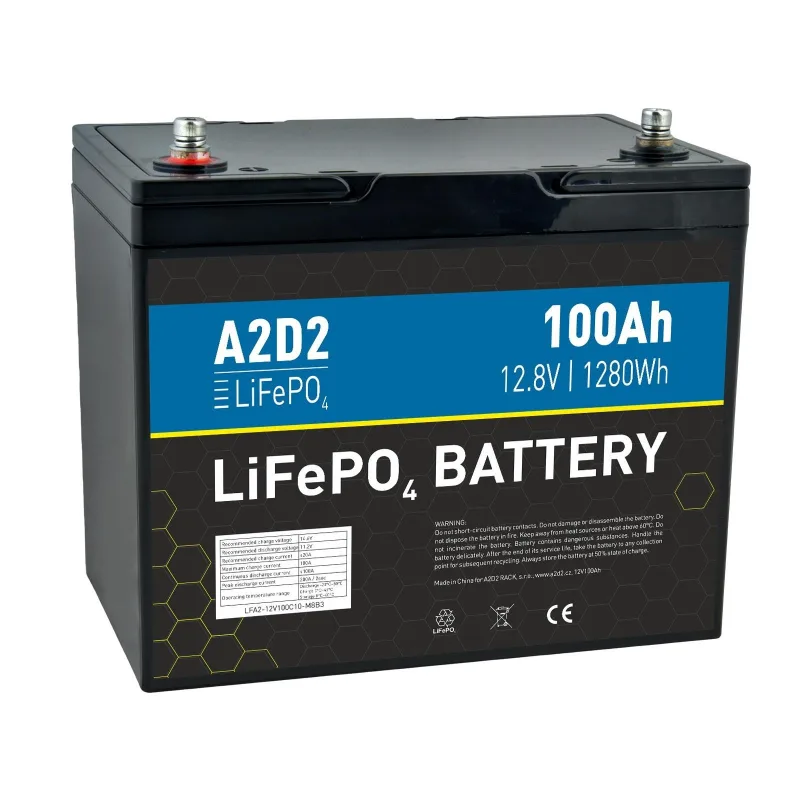A2D2 batéria LiFePO4 12, 8V 100Ah M8 (Gotion cells) LFA2-12V100C10-M8B3