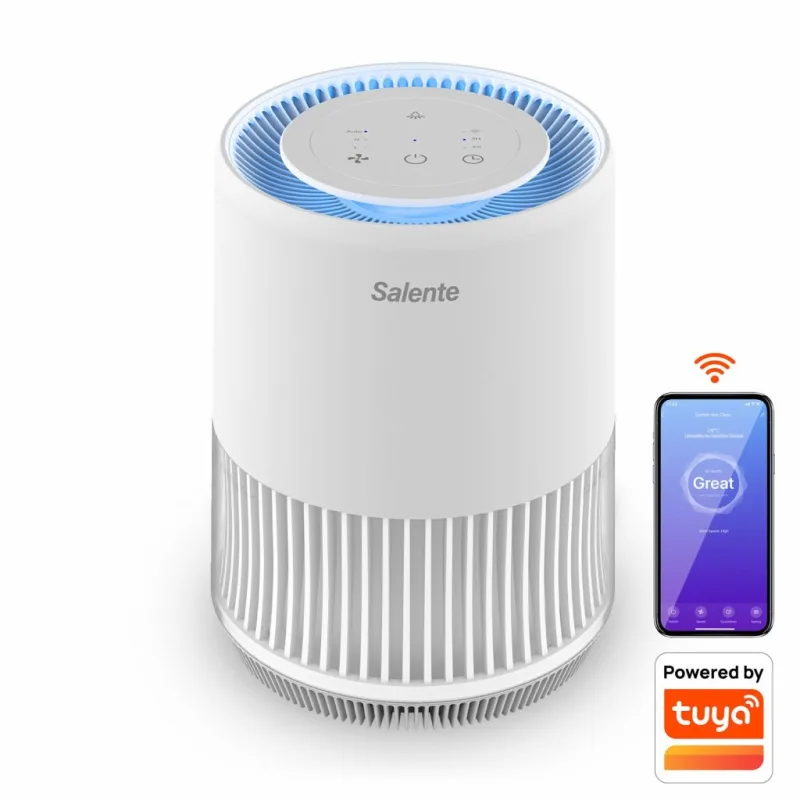 Salente MaxClean, múdra čistička vzduchu, WiFi Tuya SmartLife, biela…