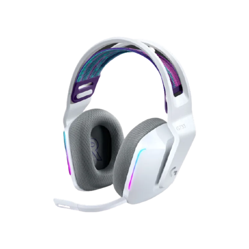 Logitech® G733 LIGHTSPEED Wireless RGB Gaming Headset - WHITE 981-000883